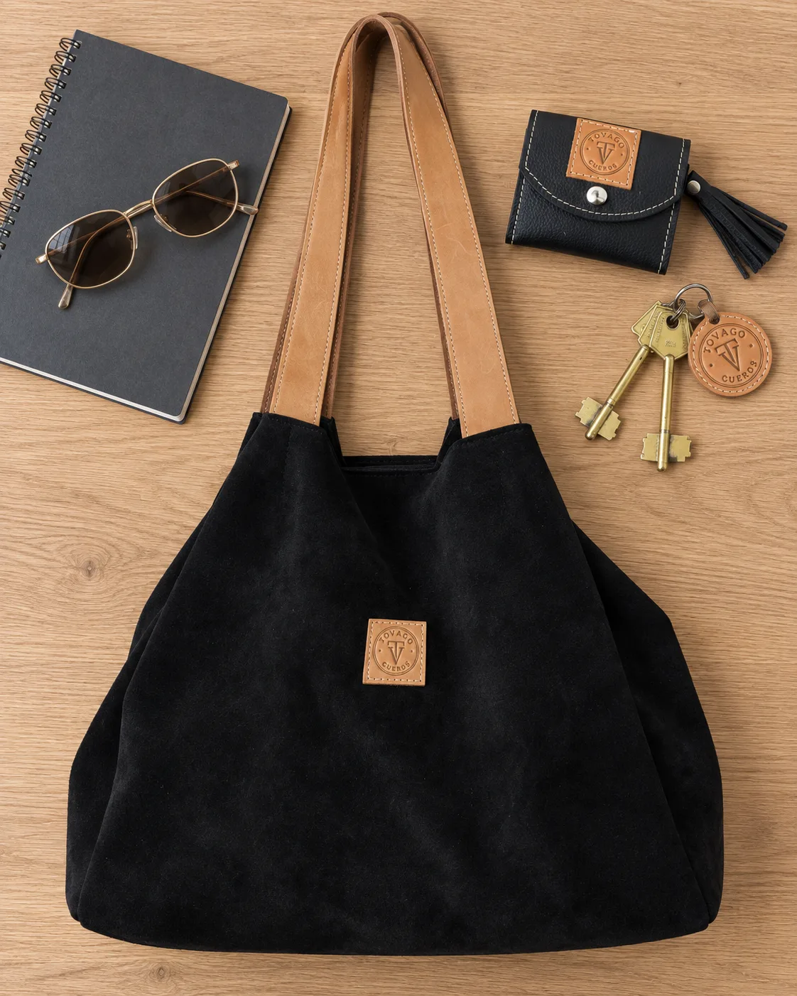 Bolso Gamuza Negro — foto 4