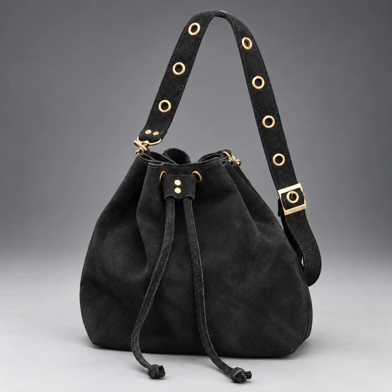 Bucket Gamuza Negra — foto 3